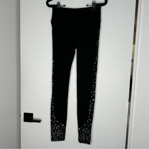 black sport leggings